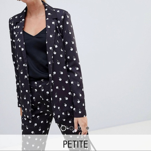 ASOS Petite Jackets & Blazers - ASOS Petite Floral Blazer & Pant